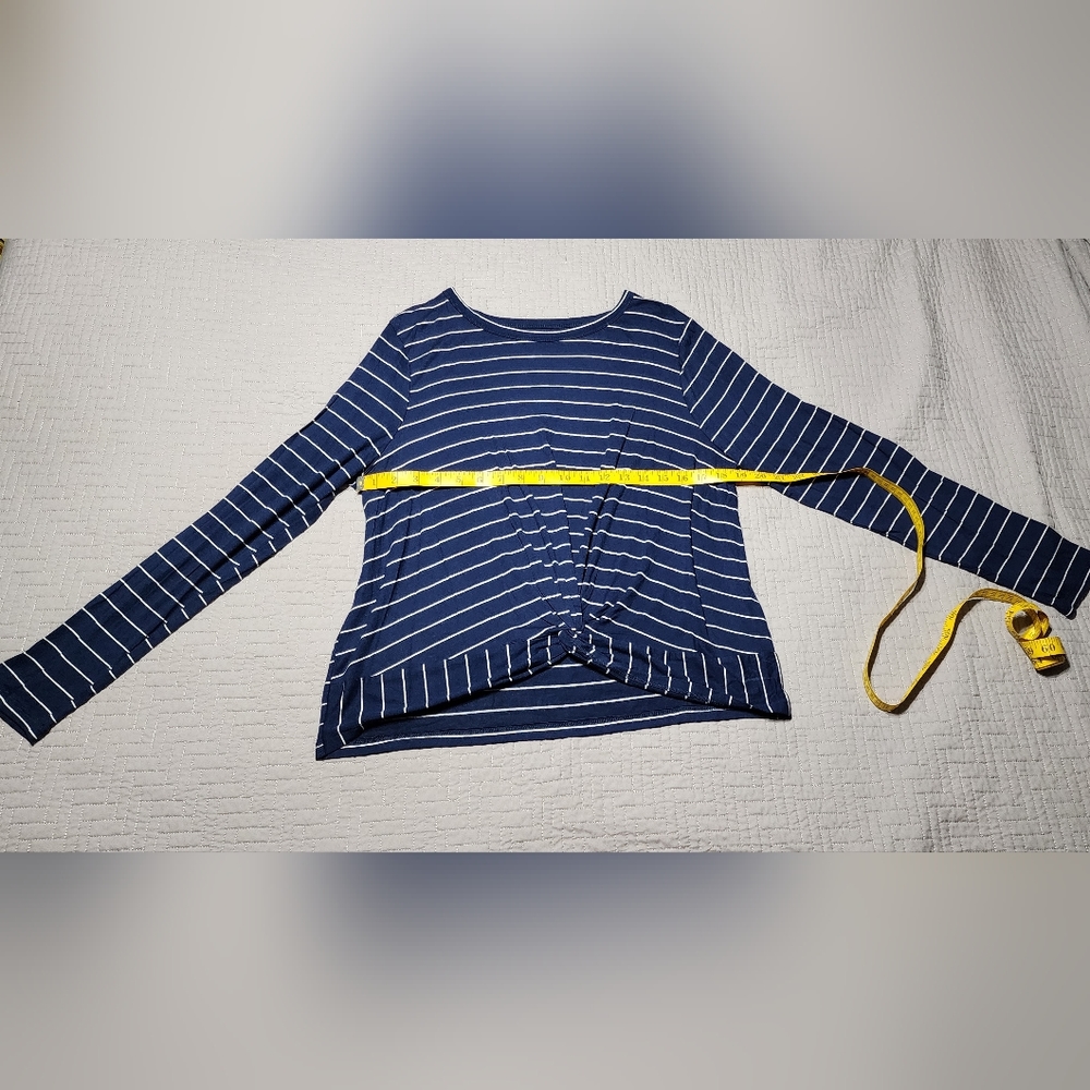 Long sleeve striped top